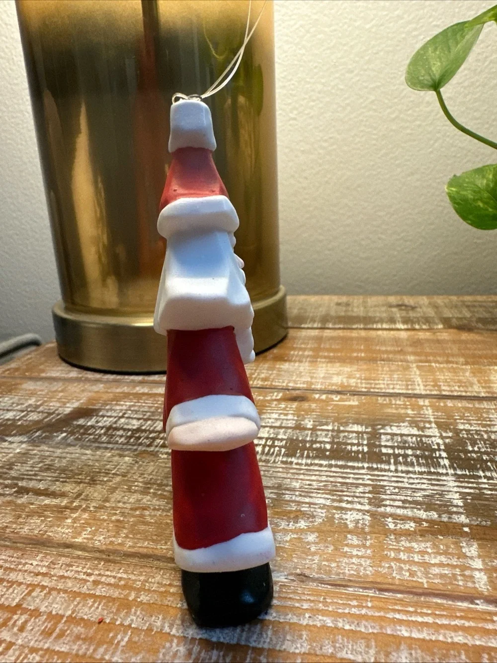 Dept 56 Porcelain Happy Santa Christmas Ornament 4